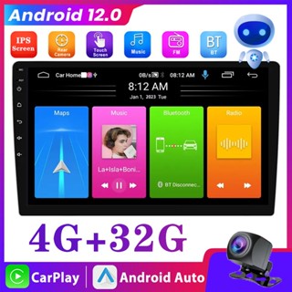 [4G+32G Wireless CarPlay] วิทยุรถยนต์ Android 2Din 7 9 10 นิ้ว รองรับหน้าจอสัมผัส GPS นําทาง WIFI BT FM Split Screen