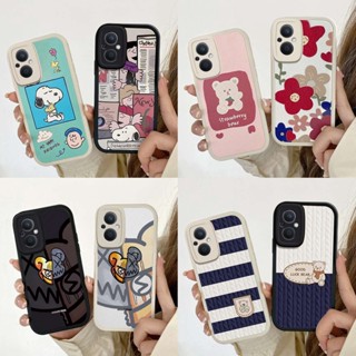 เคส Oppo RENO 8Z 5G RENO เคส 7Z 5G เคส RENO 8 PRO PLUS 5G RENO 7 PRO 5G ซองซิลิโคนหนังแกะขนาดเล็ก ลายการ์ตูน น่ารักจัง เลนส์ป้องกันสูง KLQ