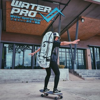 อุปกรณ์เสริมว่ายน้ำ กระเป๋าฟินฟรีไดฟ์ - WATER PRO LONG FINS BACKPACK ใส่ได้ 2 คู่