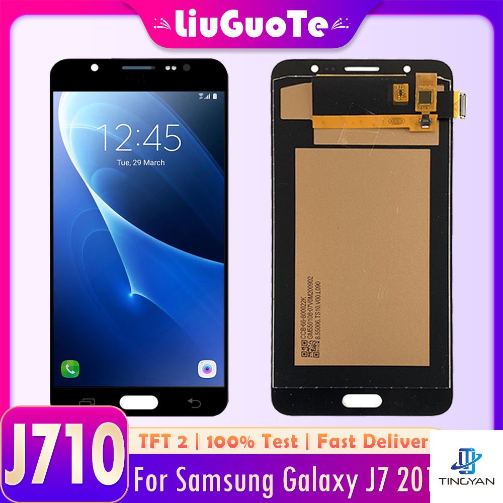 สําหรับ Samsung Galaxy J7 2016 LCD J710 SM J710F J710FN J710M J710H J710A DS จอแสดงผล LCD Touch Scre