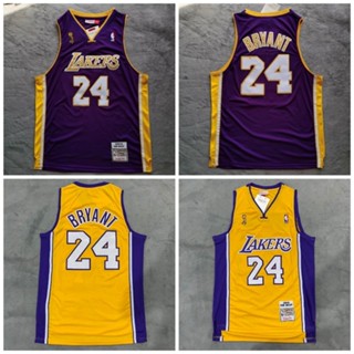 ขายดี Lakers No. เสื้อกีฬาแขนสั้น ปักลาย 24 Kobe 08-09 Season Champion Jersey แบบแห้งเร็ว สไตล์เรโทร สําหรับนักเรียน 948423