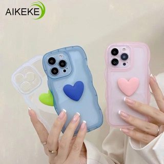 เคสโทรศัพท์มือถือแบบนิ่ม TPU ใส ลายหัวใจ 3D เรียบง่าย สําหรับ Xiaomi Mi 10S Poco X3 GT F3 F2 Pro X2 F4 Redmi K60 Pro K60E