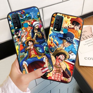 เคสโทรศัพท์มือถือ ซิลิโคนนุ่ม ลายการ์ตูนวันพีซ 2 สําหรับ Vivo Y30 Y30i Y50 Y51 Y53 Y55 5G