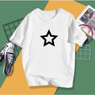 Star Logo Printed Tshirt Unisex Cotton_03