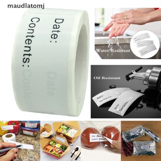 Maud 120pcs Food Storage Labels Refrigerator Freezer Food Storage Date Stickers EN