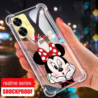 Realme C55 C35 C33 C31 C30 C30S เคสซิลิโคนใส มินนี่ ทนทาน เสริมมุมอากาศ กันกระแทก