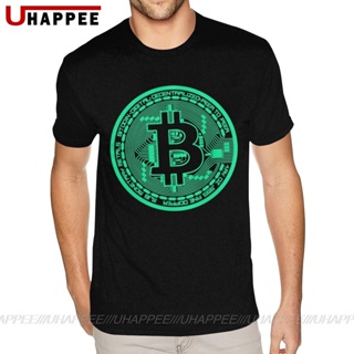 เสื้อยืดคอกลม แขนสั้น ผ้าฝ้าย 100% พิมพ์ลาย Bitcoin สไตล์ฮาราจูกุ สําหรับผู้ชาย และผู้หญิงS-5XL