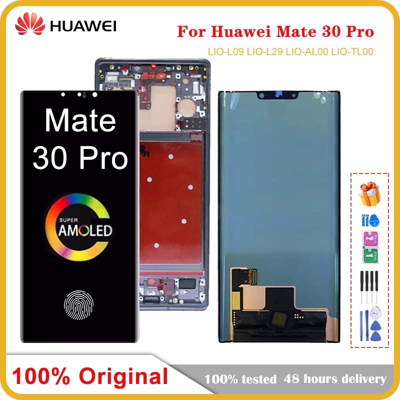 6.53 "; Mate 30 Pro หน้าจอสําหรับ Huawei Mate 30 Pro LCD Touch Display Screen Digitizer อะไหล่สําหรั