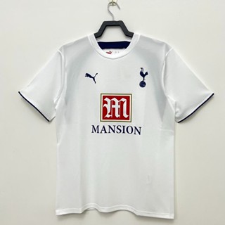 เสื้อกีฬาแขนสั้น ลายทีมชาติฟุตบอล Tottenham Hotspur Home 06-07 ชุดเหย้า แห้งเร็ว AAA สไตล์เรโทร สําหรับผู้ชาย ไซซ์ S-XXL