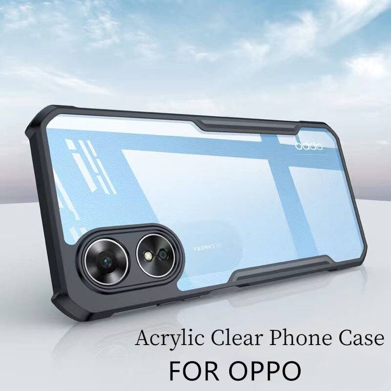 ส่งจากไทย เคสมือถือ เคสโทรศัพท์ เคส OPPO Reno 8T 5G A78 5G เคสกันกระแทก เคสหลังใส ขอบนิ่มหลังแข็ง เคสPC+TPU
