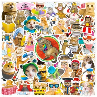 ❉ Funny Cats Emoji Series 03 Stickers ❉ 50Pcs/Set DIY Fashion Waterproof Doodle Decals Stickers