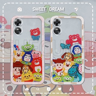 เคสโทรศัพท์มือถือ ซิลิโคนนิ่ม ใส ลายการ์ตูนตลก สําหรับ OPPO A78 5G 2023 A78 5G