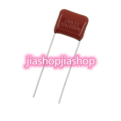 20 ชิ้น CBB22 104J 250V 100nF 0.1UF CBB Capacitor Pitch 7.5 มม.250V 104J 104K ใหม่บน jiashop