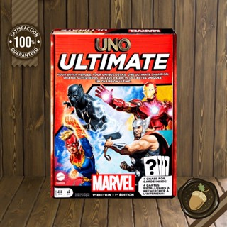 Uno Ultimate Marvel บอร์ดเกมแท้ คู่มือภาษาอังกฤษ