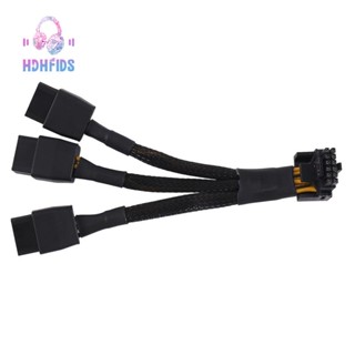 ตัวเชื่อมต่อ 3X8Pin PCI-E เป็น 16PIN(12+4) PCI-E 5.0 12VHPWR 90 องศา RTX4090 RTX4080 Series P8X3 เป็น 16PIN-A