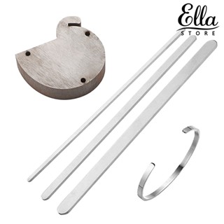 Ellastore123 กําไลข้อมือ สเตนเลส กันสนิม ทนทานสูง สําหรับแกะสลัก ตกแต่ง ของขวัญวันเกิด DIY