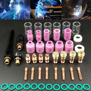 [TheVatifly] 49Pcs tig welding torch stubby gas lens glass cup kit for wp-17/18/26
 [Preferred]