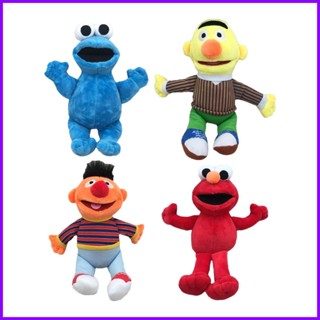 ตุ๊กตาหุ่นมือ Elmo Zoe Ernie Oscar Cookie Grover Bird ขนาด 25 ซม. เหมาะกับของขวัญวันเกิด สําหรับเด็ก