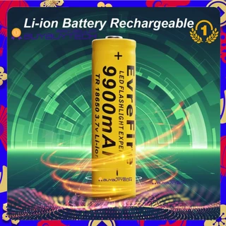 4pcs 18650 9900mAh GTL li-ion 3.7V ไฟฉายแบตเตอรี่แบตเตอรี่แบบชาร์จไฟได้ RC989