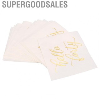 Supergoodsales Hello Forty Birthday Napkins  40th Birthday Napkins Highly Absorbent  for Buffets