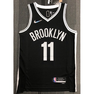 เสื้อกีฬาแขนสั้น ลายทีม NBA jersey Brooklyn Nets 2022 #เสื้อกีฬาบาสเก็ตบอล ลายทีม Irving 75th สีดํา 11