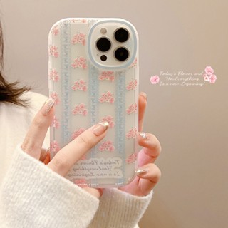 เคสป้องกันโทรศัพท์มือถือ แบบนิ่ม ลายลูกไม้ ดอกไม้ สําหรับ Apple iphone14 11 13 12promax 11Pro X 14