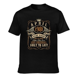 Good Sale April 1981 40 Years Old 40Th April Men T-Shirt Birthday Present_03