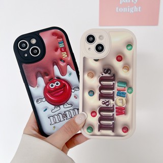 เคสโทรศัพท์มือถือแบบนิ่ม TPU ลายถั่ว M น่ารัก สร้างสรรค์ สําหรับ OPPO A5S A5 A7 A3S A15 A15S A35 A16 A31 A92 A55 A52 A74 A53 A54 A36 A83 A57 F11 F9 Pro Reno8T A93 A9 2020