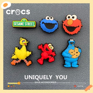 Crocs jibbitz charms sesame street อุปกรณ์เสริมหัวเข็มขัด สําหรับตกแต่งรองเท้า Crocs charm sesame street