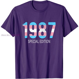 1987 Transgender Birthday - Trans Pride Transgender Gifts T-Shirt_03