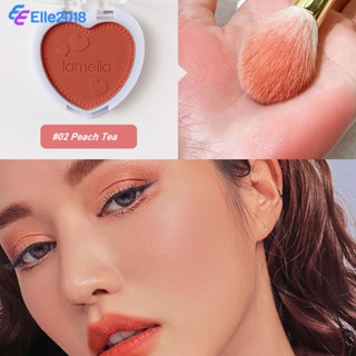 Lameila หน้าแดง สีสวยมาก บลัชออนโทนส้ม ชมพูพีช ส้มพีช เนื้อดี สีสวย ติดทน ติดทนนาน 【EL】