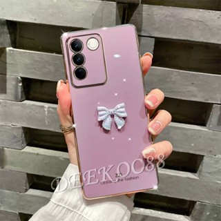 เคสโทรศัพท์มือถือแบบนิ่ม ลายการ์ตูนผีเสื้อน่ารัก 3D สําหรับ VIVO V29 Y27 Y36 Y78 Y02T Y02A 5G 4G VIVOV29 VIVOY27