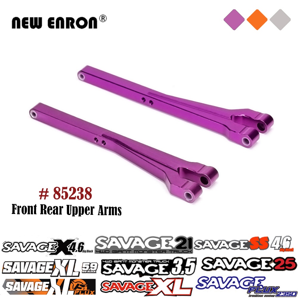 2PC ด้านหน้าและด้านหลังแขนบน HPI อลูมิเนียมอัลลอยด์ 85238 สำหรับชิ้นส่วนรถยนต์ RC HPI 1/8 ฟลักซ์โหดร้าย HP 2350 XL X 4.6 5.9 21 25 SS 4.1 3.5