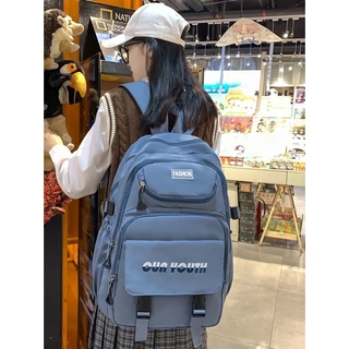 【พร้อมส่ง】กระเป๋าเป้ สะพายหลัง กระเป๋าแฟชั่น ความจุขนาดใหญ่เวอร์ชั่นเกาหลี นักเรียนแฟชั่น B-1341