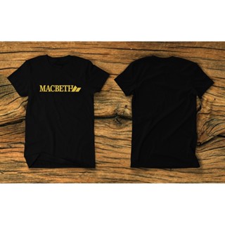 เสื้อยืดแขนสั้น พิมพ์ลาย MACBETH QW246VB สําหรับผู้ชาย