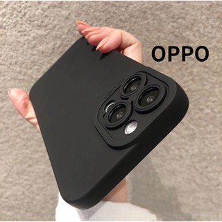 เคสOPPOA15 A15S for Solid black soft เคสซิลิโคน  เคส OPPO A15 A5 2020 A9 2020 reno 2f case OPPO เคส A3S A5S A53  เคส OPPO a94 A54 A93 F11 Pro A16 oppo reno 4 realme 5i เคสOPPO A31 2020 F9 OPPO Reno5 5G Oppo find x5 pro silicone soft case