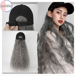 วิกผมหยัก หมวกวิก วิกผมลอนยาว ผมปลอม ผมปลอมลอนยาว Wig cap หมวกวิกแฟชั่น แฮร์พีช สวมใส่ง่าย