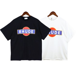 Rh5436ude เสื้อยืดแขนสั้น ผ้าฝ้าย พิมพ์ลายลูกบอล พลัสไซซ์ สําหรับผู้ชายและผู้หญิง