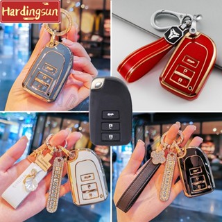 Hardingsun พร้อมส่ง เคสกุญแจรีโมทรถยนต์ สําหรับ Toyota Vios Toyota Yaris Sarung Kunci Kereta Keyless Toyota Vios 2022 Yaris