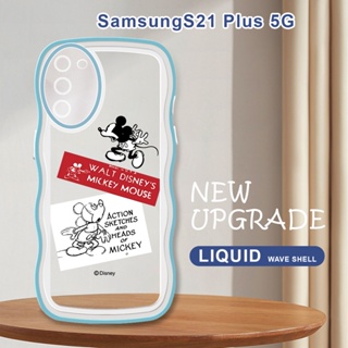 เคสโทรศัพท์มือถือ แบบนิ่ม ลายการ์ตูนมิกกี้ มินนี่ เมาส์ กันกระแทก สําหรับ Samsung Galaxy S10 S20 S21 S22 Plus Ultra 5G S20 S21 FE