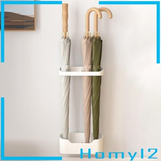 [HOMYL2] Wall Umbrella Stand Holder Durable Doorway for Long and Short Umbrella