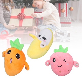 DreamCradle Music Beat Piano Plush Toy ผลไม้ไฟฟ้าเหนี่ยวนำตุ๊กตาแบบโต้ตอบสำหรับเด็ก