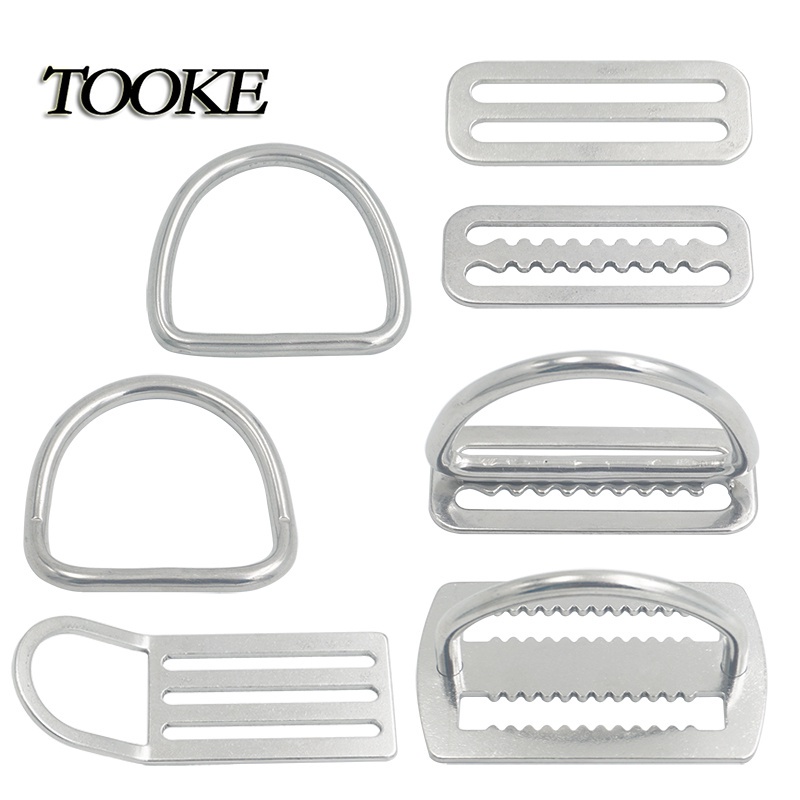 Tooke 316 หัวเข็มขัดสเตนเลส รูปตัว D สไตล์ญี่ปุ่น อุปกรณ์เสริม สําหรับดําน้ํา