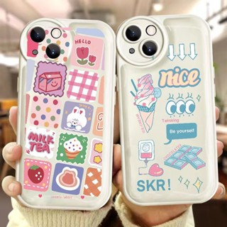 เคสป้องกันโทรศัพท์มือถือ แบบนิ่ม ลายการ์ตูน สําหรับ Apple 11promax xs max 12pro 14promax 14 12 11 13promax XR 6 7 8