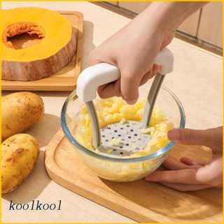 Koolool Yams Potatoes Masher Potato Mashed Mud Kitchen Tool Vegetable Masher Easy Grip