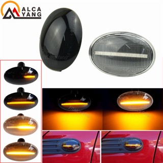 ไฟเลี้ยวไดนามิก LED ด้านข้าง สําหรับ BMW MINI Cooper R55 R56 R57 R58 R59 CL-R56-LSM-SM 2 ชิ้น