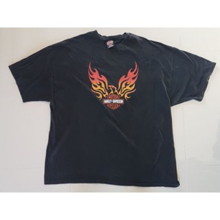 ขายเสื้อยืด Harley-Davidson HollyWood  U.S.A Size 4XL(I1607)（S-5XL）