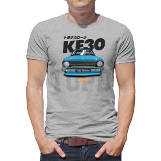 [S-5XL]ขายดี เสื้อยืดลําลอง แขนสั้น คอกลม พิมพ์ลาย Toyota Corolla KE30 OIpmlb83KGacda96 สําหรับผู้ชาย