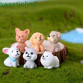 Sweetjohn Diy ตุ๊กตาเรซิ่นขนาดเล็กสําหรับตกแต่งสวนจิ๋ว