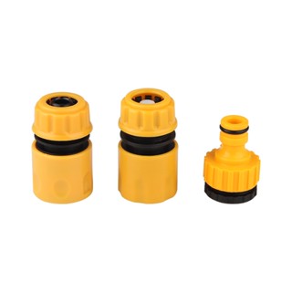 3Pcs/set Garden Water Pipe Connectors Kit Waterstop Connector Quick Connector Hose Inner Thread Connection Joint Water Gun Spray Nozzle Adapter